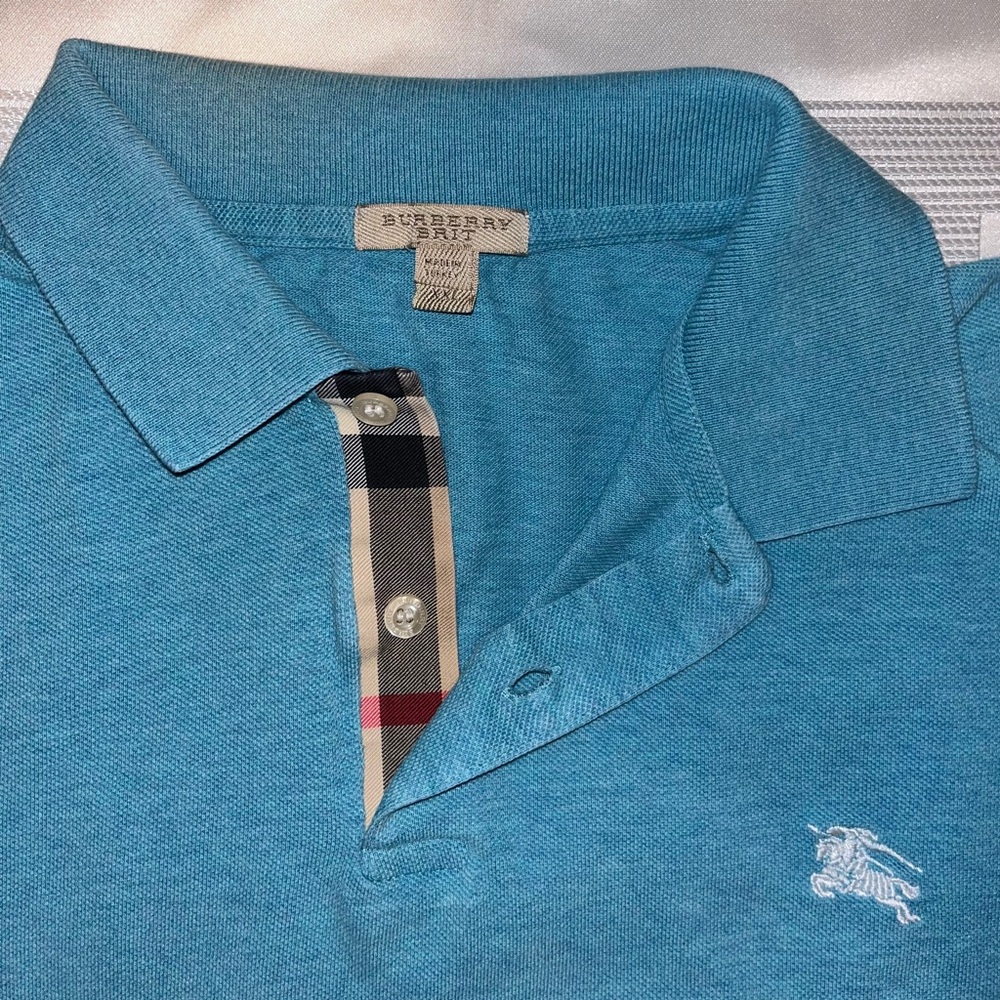 Burberry - XXL Polo Shirt - Lt Blue